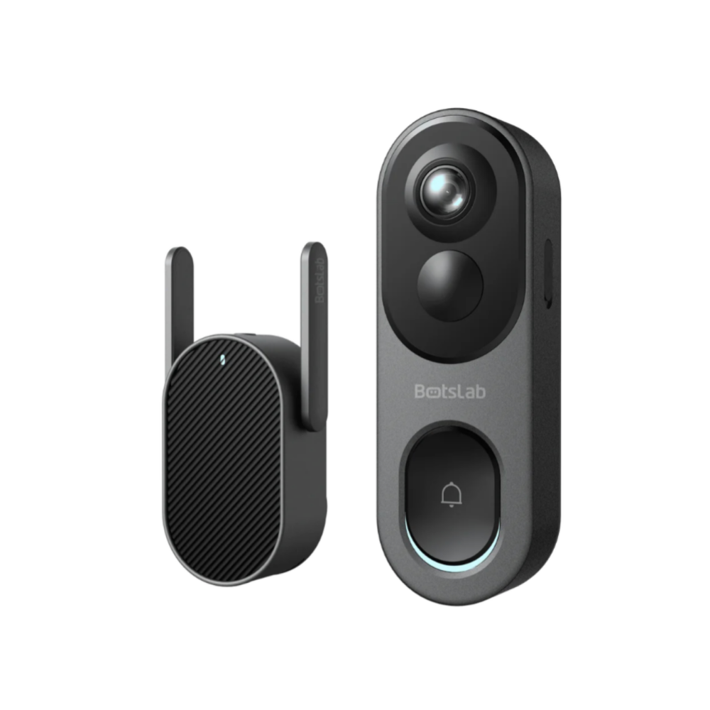 BOTSLAB DOORBELL 2 VIDEO R810 180° NEGRO