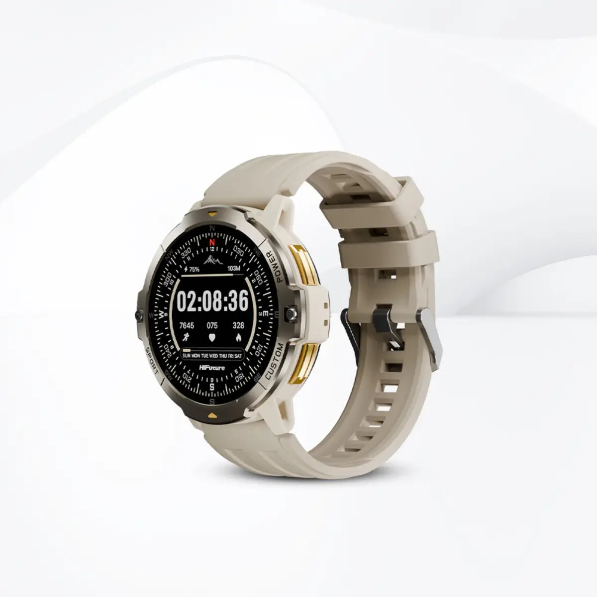 HIFUTURE VORTEX SPORT SMARTWATCH LATTE
