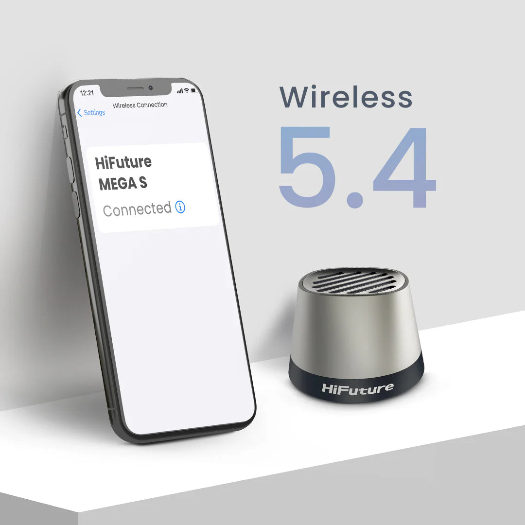 HIFUTURE MEGA S WIRELESS BOCINA CON CARGA INALAMBRICA SILVER