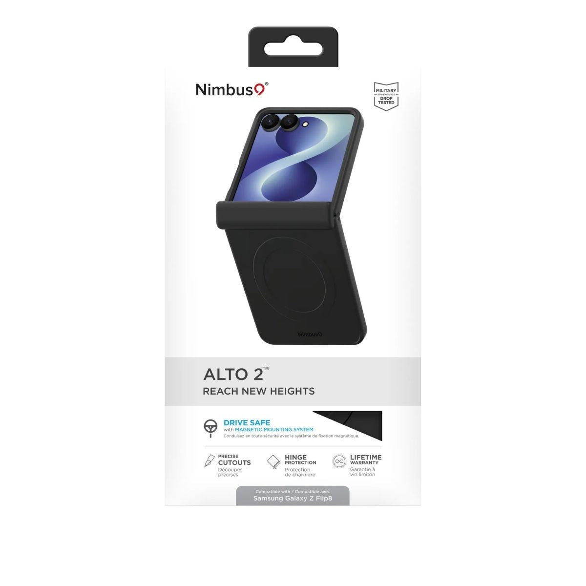 NIMBUS9 ALTO MAGSAFE GALAXY Z FLIP8 BLACK