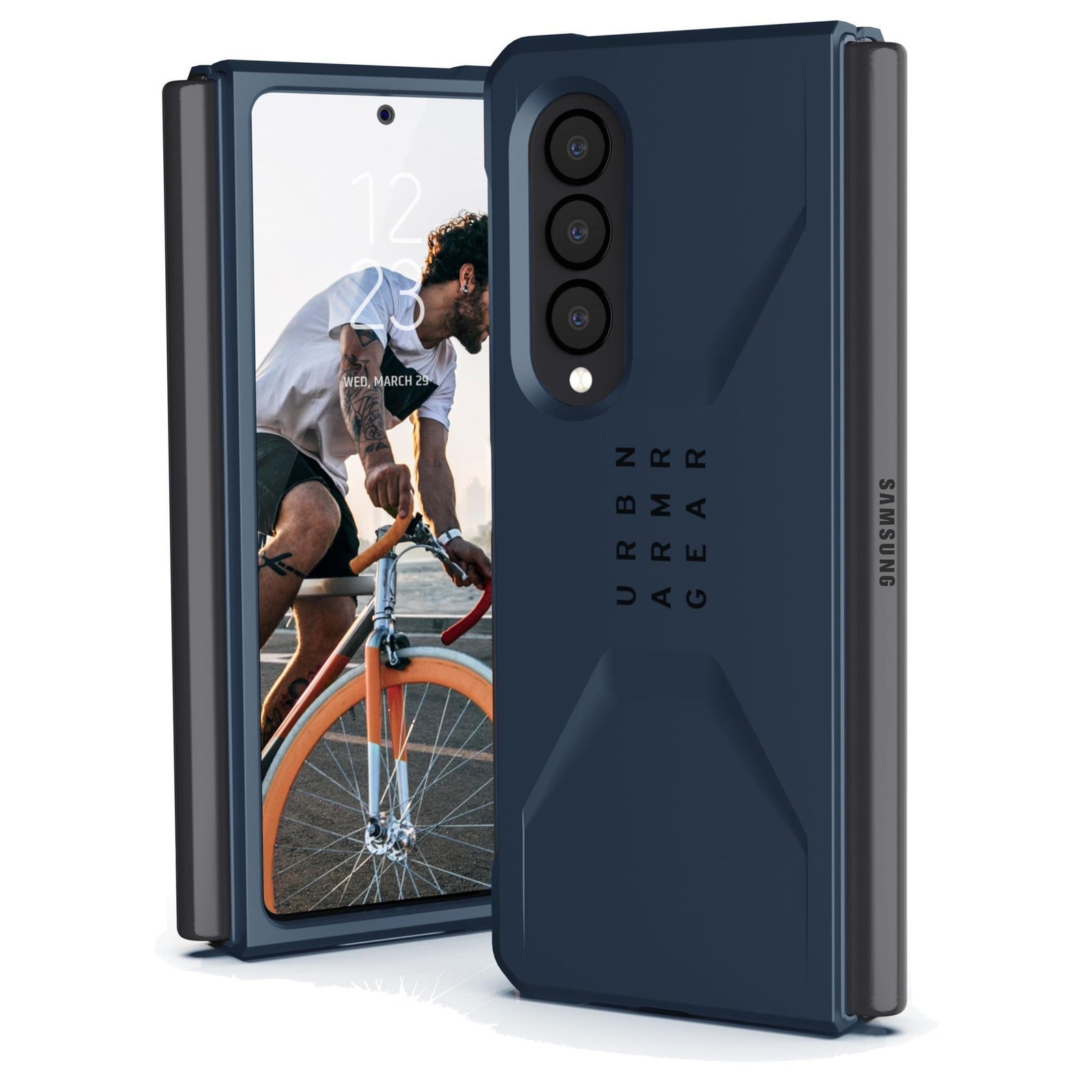 UAG CASE CIVILIAN GALAXY Z FOLD 3 AZUL