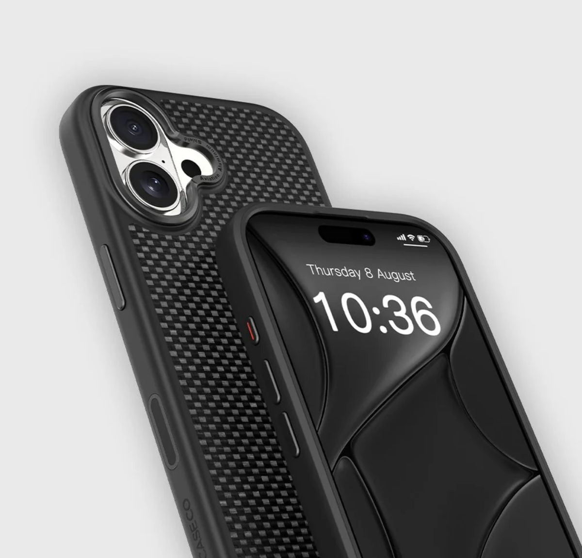 CASECO ARAMID FIBER IPHONE 17 NEGRO