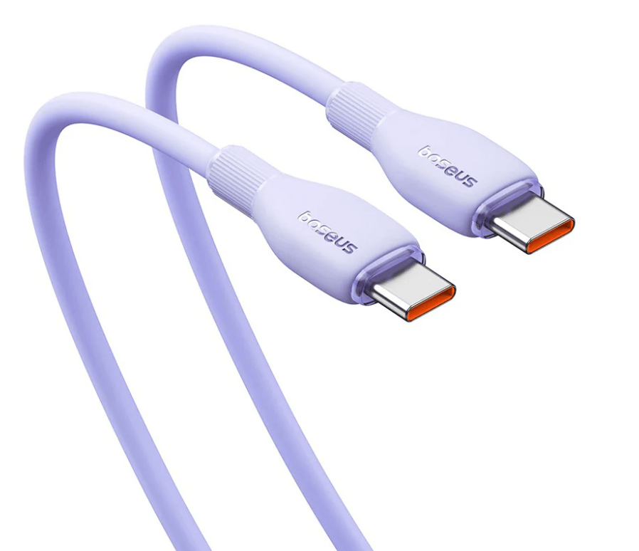 L-BASEUS PUDDING SERIES CABLE TIPO C A TIPO C 100W 1.2 M MORADO