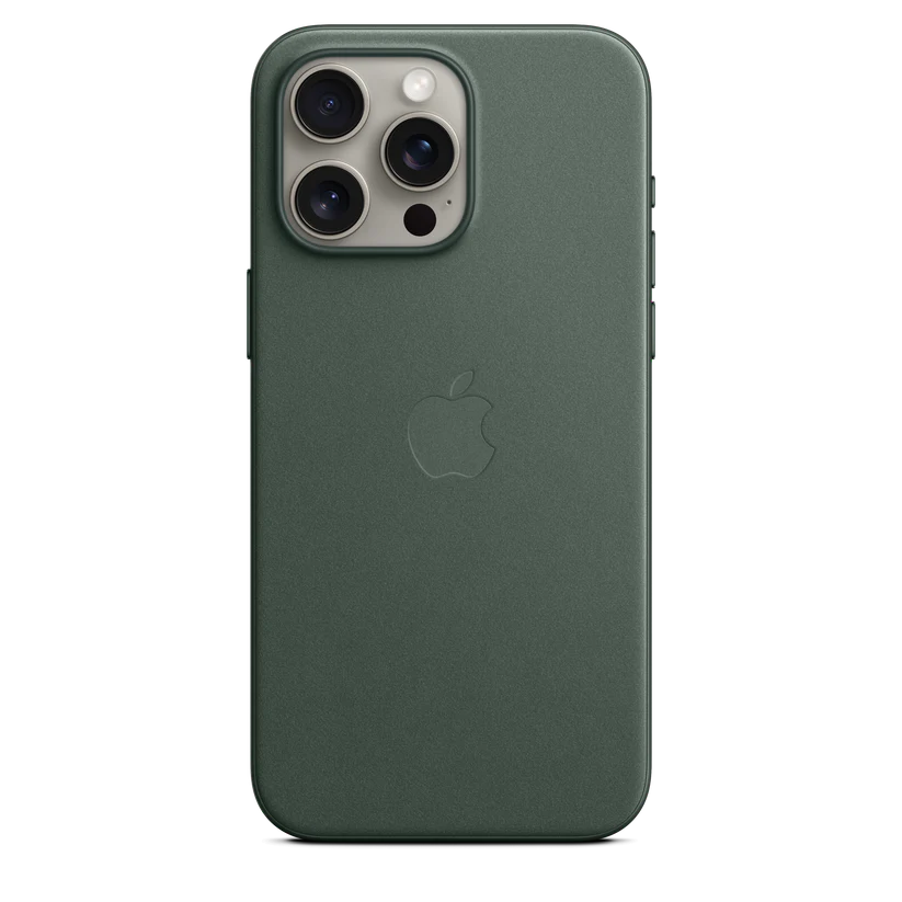 FINEWOVEN CASE IPHONE 15 PRO MAX EVERGREEN