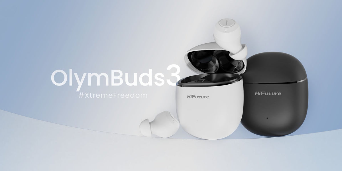HIFUTURE OLYMBUDS3 TRUE WIRELESS AUDIFONO BLANCO