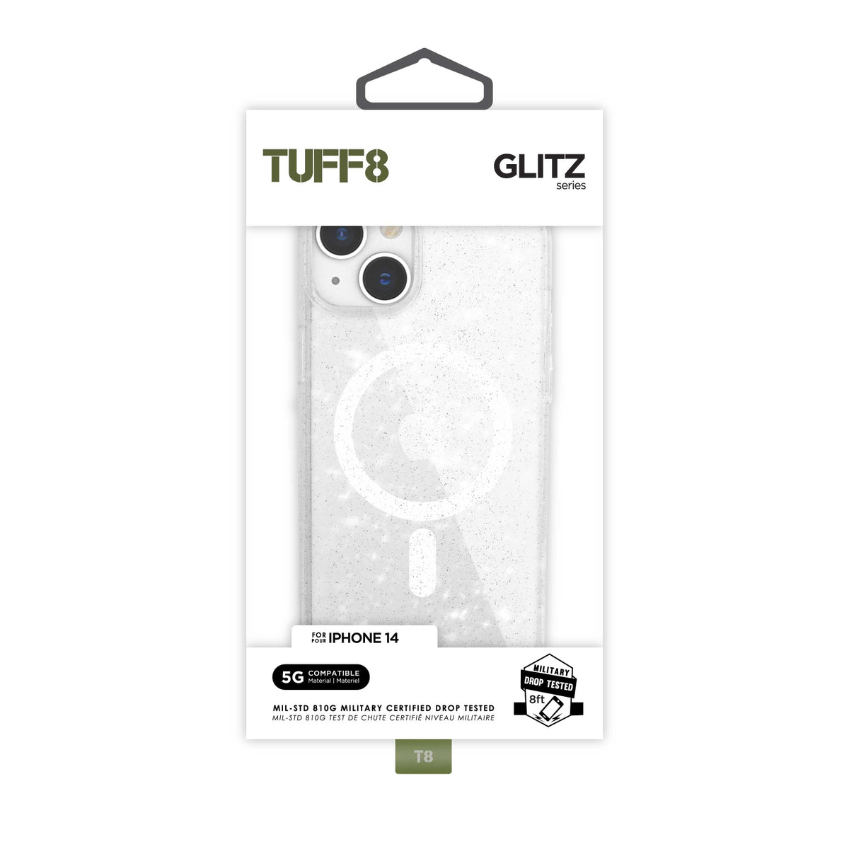L-TUFF8 GLITZ MAG IPHONE 14 PRO CLEAR