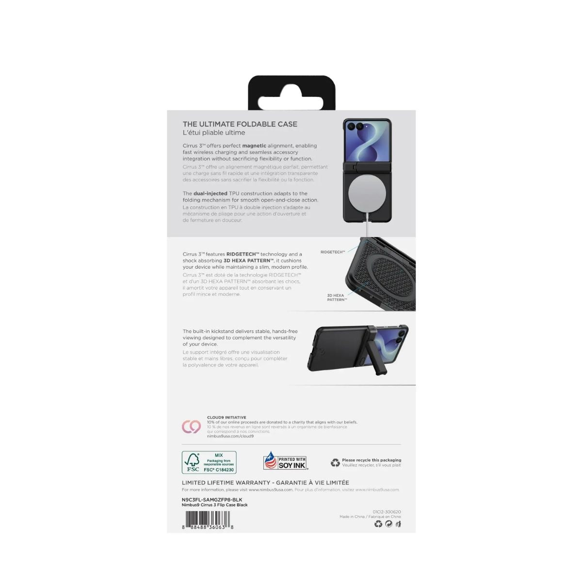 NIMBUS9 CIRRUS3 GALAXY Z FLIP8 ULTRA BLACK