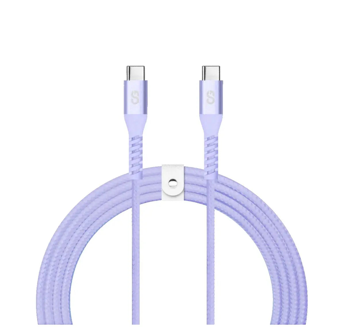 LOGiiX VIBRANCE BRAID 1.2m USB-C to USB-C LAVANDER