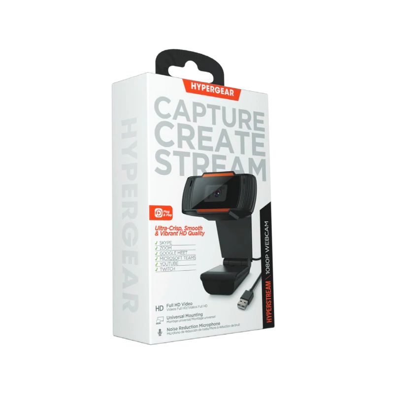 HYPERGEAR HYPERSTREAM WEBCAM 1080P