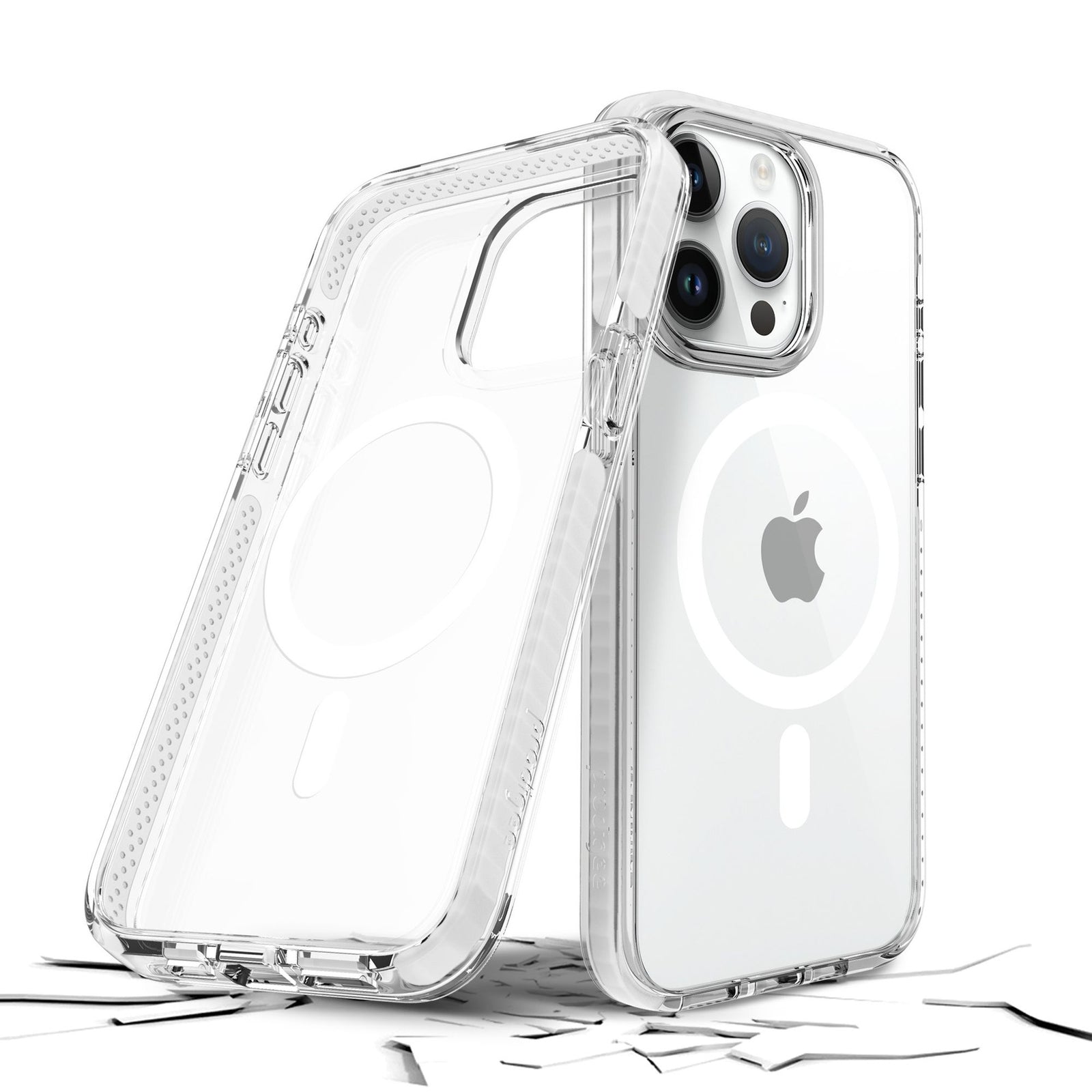combo - PRODIGEE MAGNETEEK IPHONE 15 PRO BLANCO - incluye vidrio templado