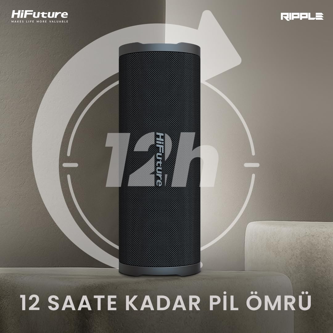 HIFUTURE RIPPLE BOCINA BLUETOOTH NEGRO