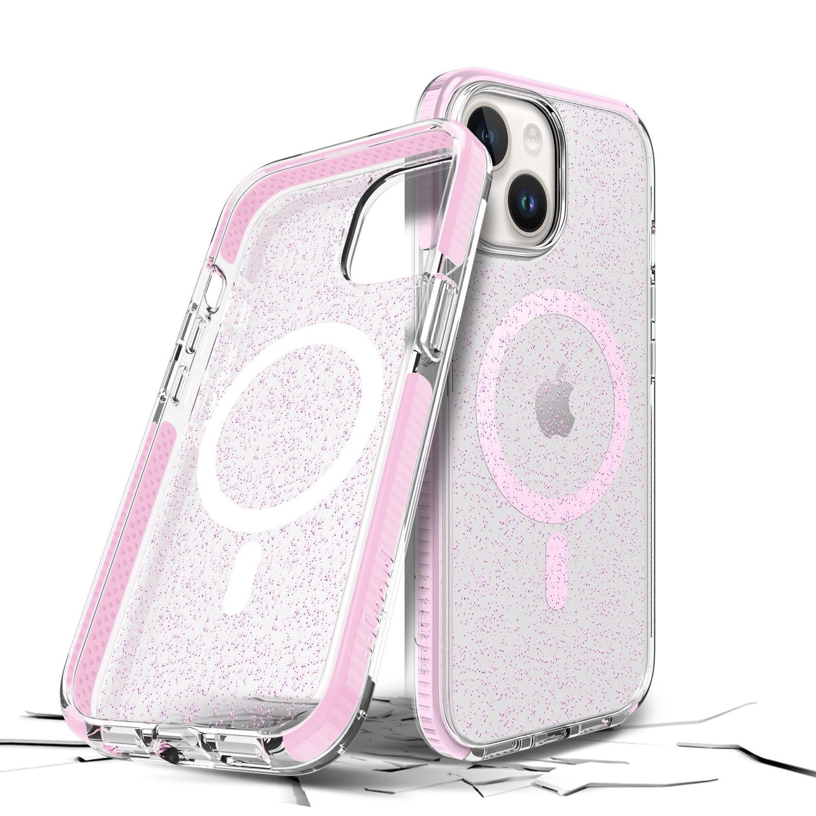 combo - PRODIGEE SUPERSTAR IPHONE 15 PRO ROSADO - incluye vidrio templado