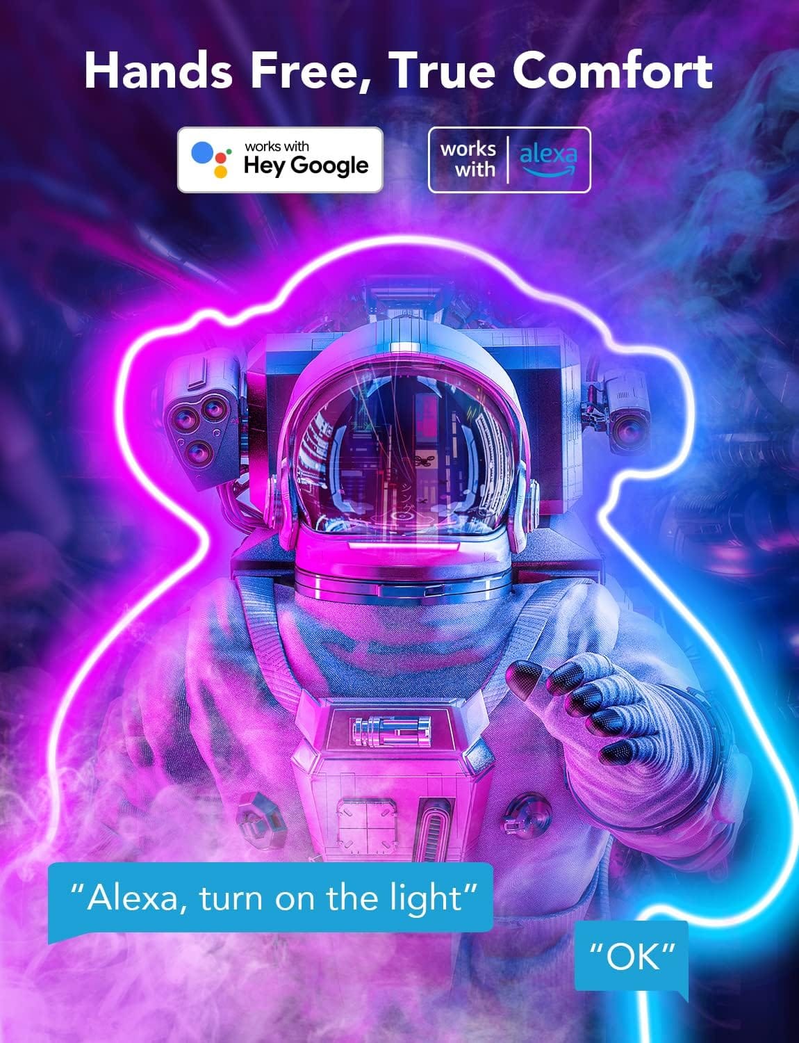 Tira LED Govee RGB 3 metros embalaje y contenido del paquete