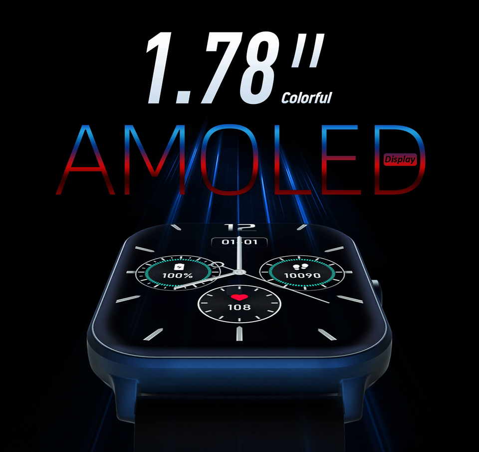 Combo Smart Fitness: Smartwatch Kieslect KS Mini + Baseus Eli Sport