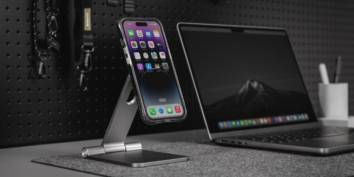 L-MAGEASY FLIPMOUNT SOPORTE MAGNETICO PARA IPAD/IPHONE GRIS