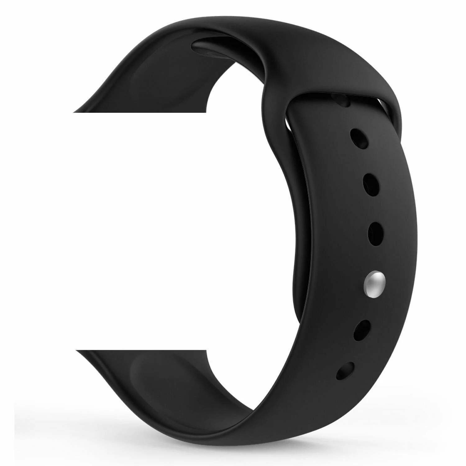 PULSERA APPLEWATCH SILICON NEGRO 42/44/45/49